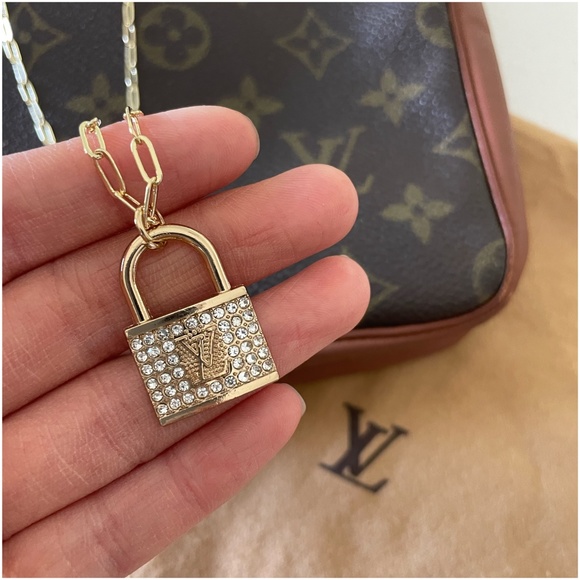 Louis Vuitton Upcycled Jewelry Authentic Vintage Louis Vuitton